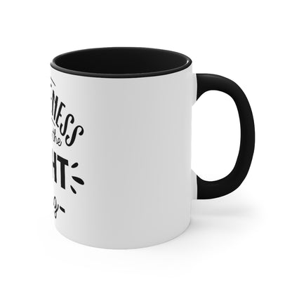 Forgiveness Is Doing The Right Thing Accent Mug