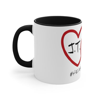 J.T. and E.T. Love Accent Mug