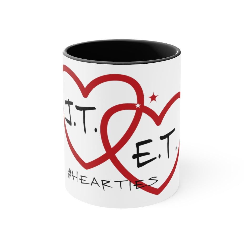 J.T. and E.T. Love Accent Mug