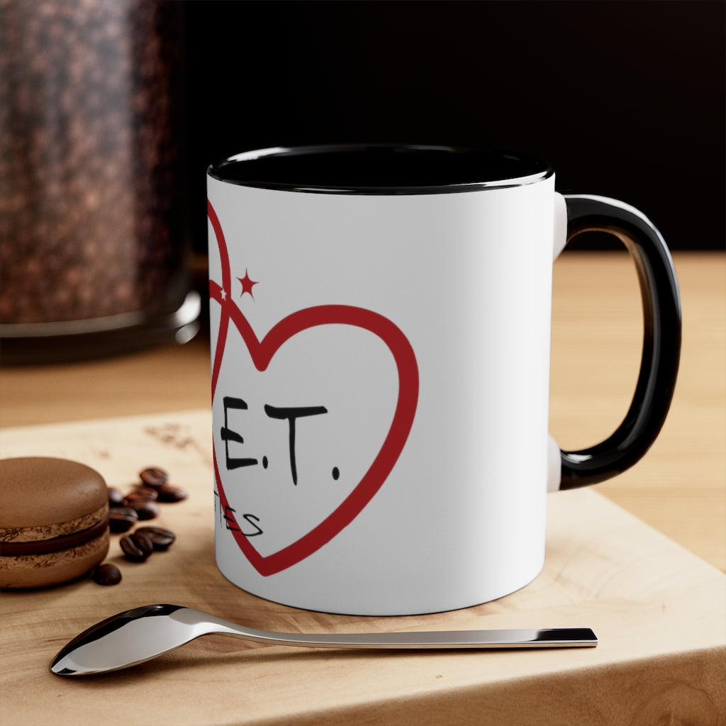 J.T. and E.T. Love Accent Mug