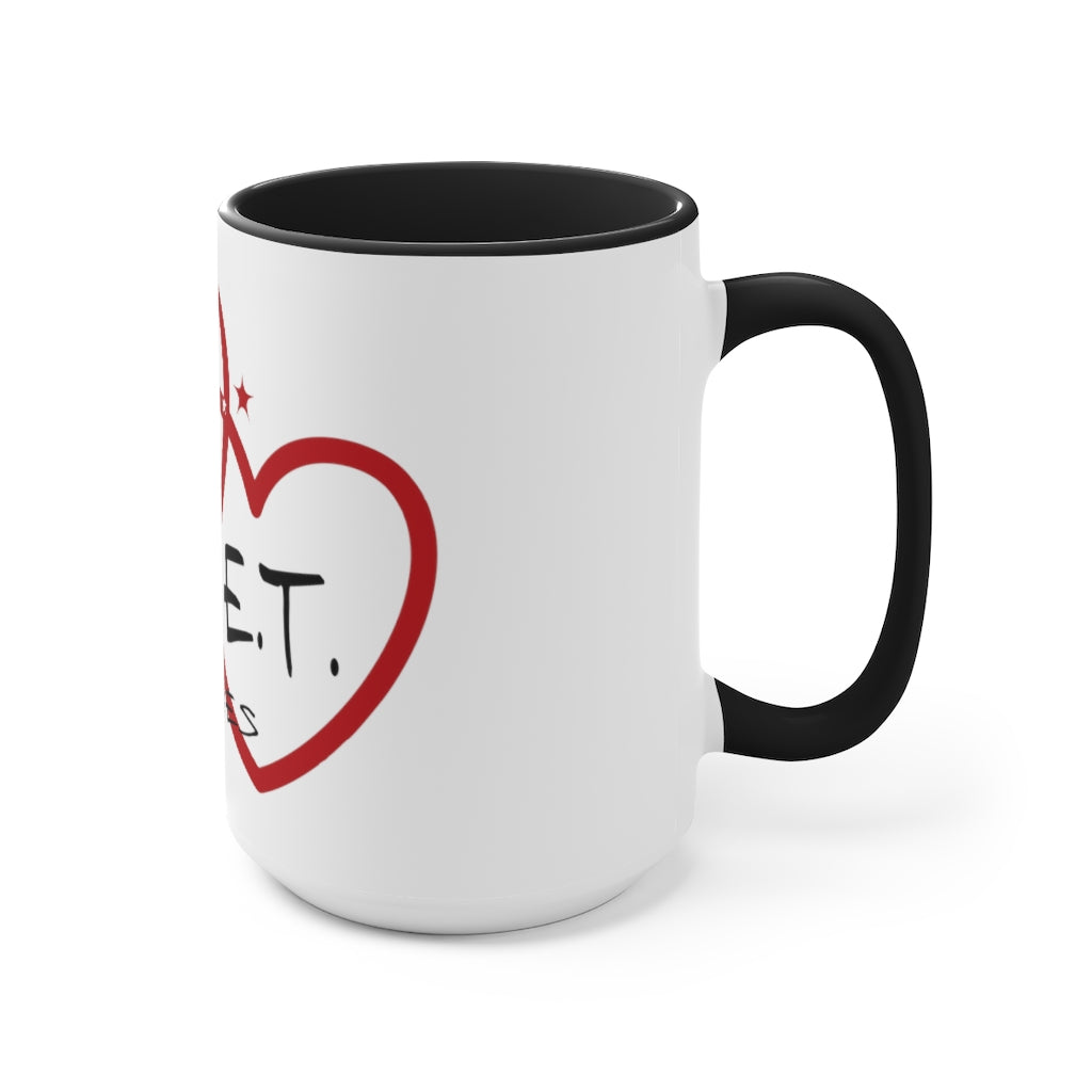 J.T. and E.T. Love Accent Mug