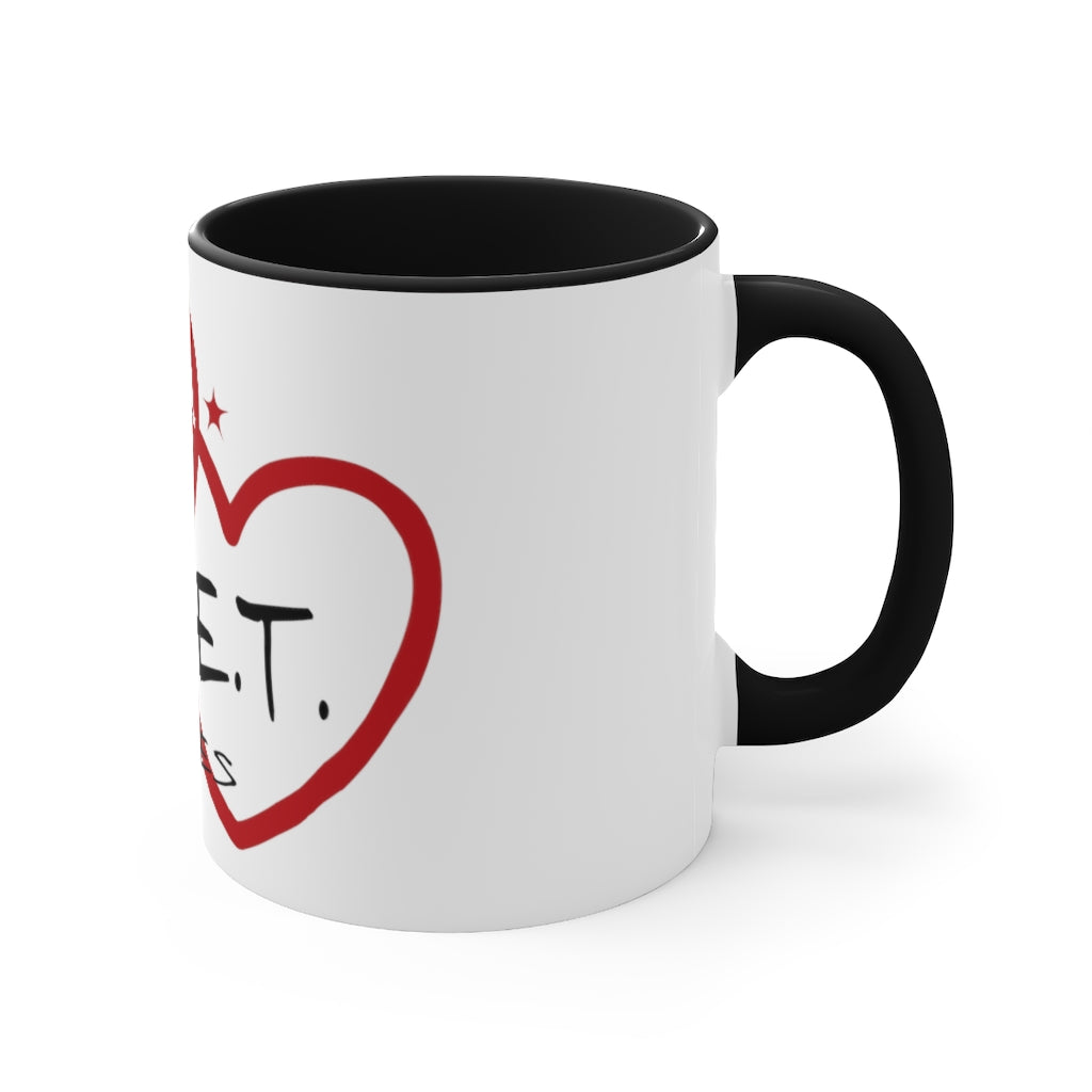 J.T. and E.T. Love Accent Mug