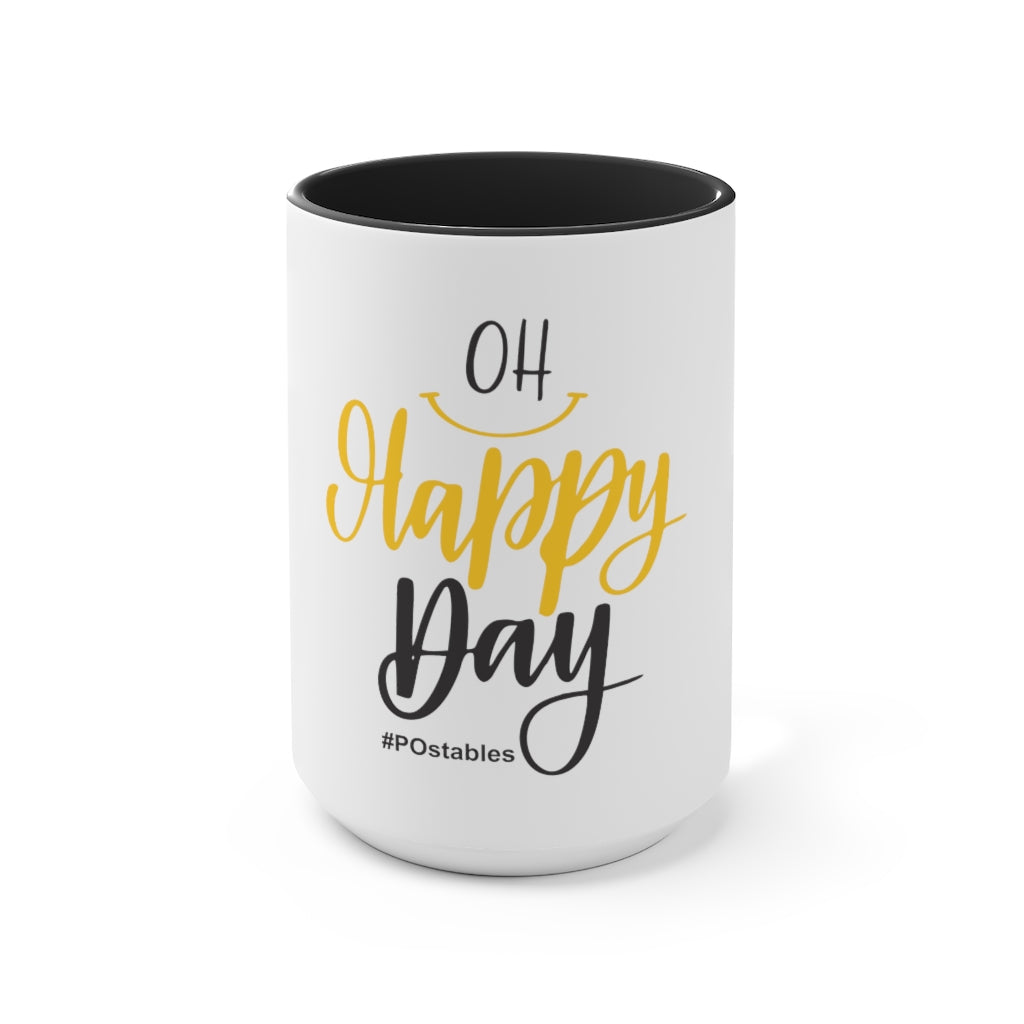 Oh Happy Day Accent Mug