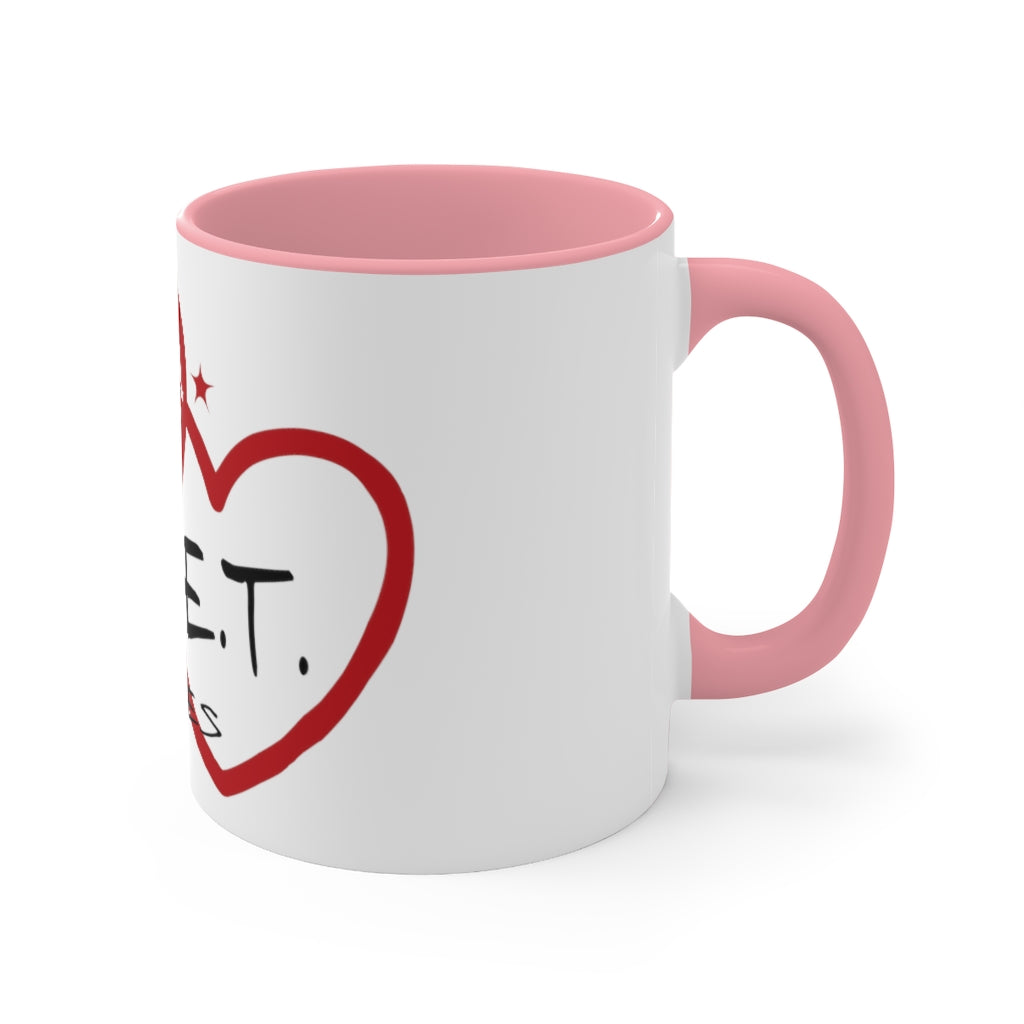 J.T. and E.T. Love Accent Mug