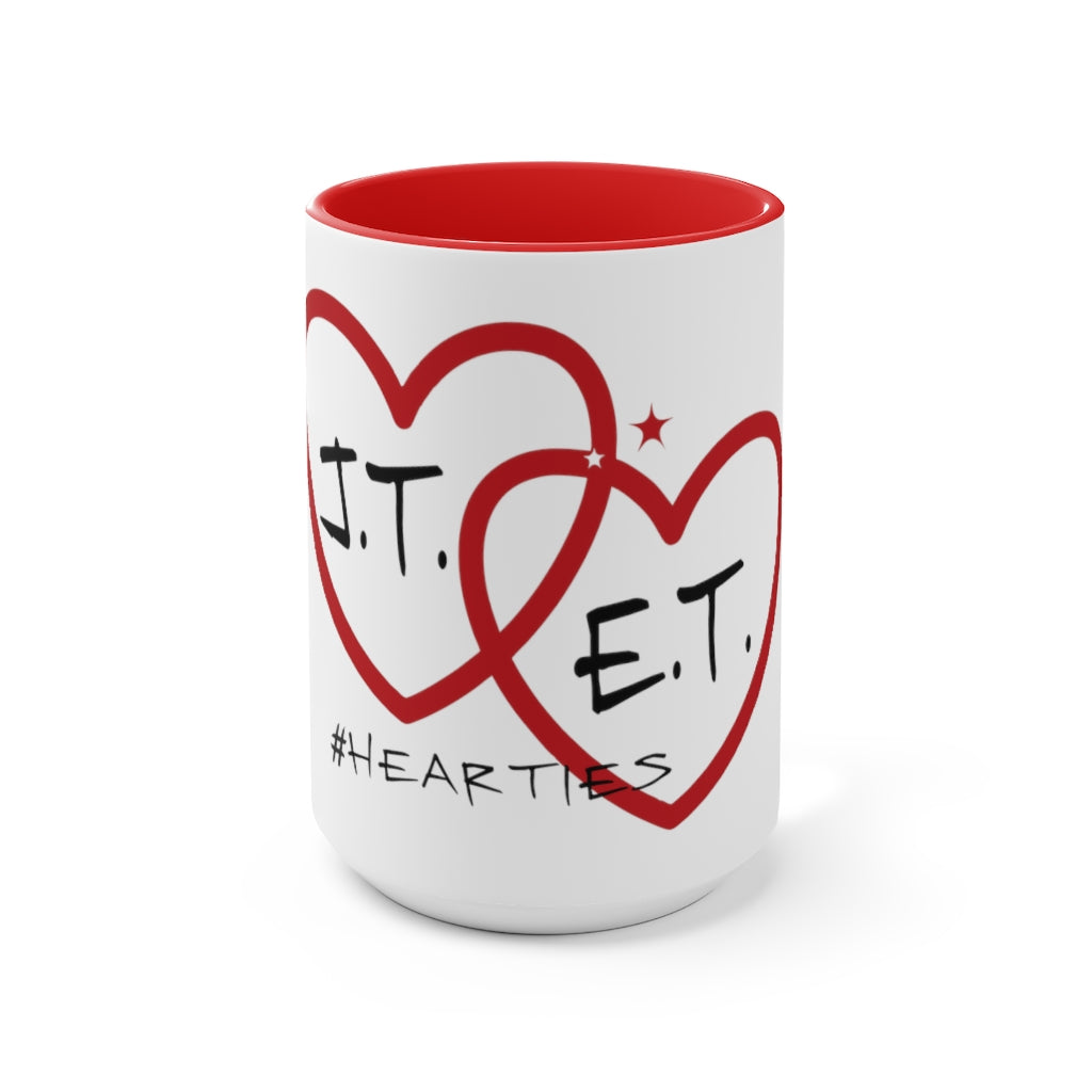 J.T. and E.T. Love Accent Mug