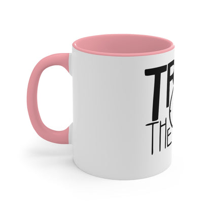 Trust The Timing Accent Mug