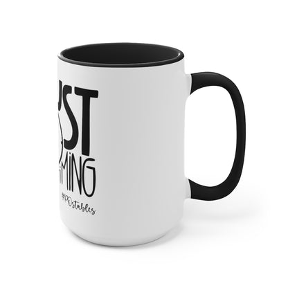 Trust The Timing Accent Mug