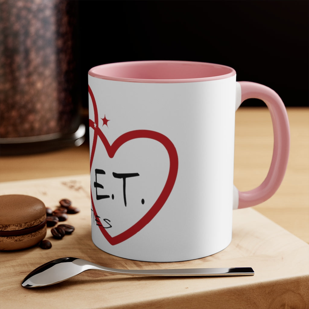 J.T. and E.T. Love Accent Mug