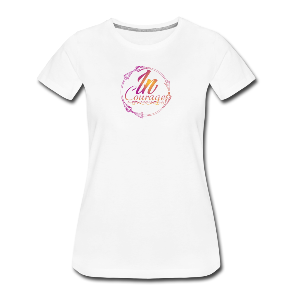 Incourage Women’s Premium T-Shirt - white