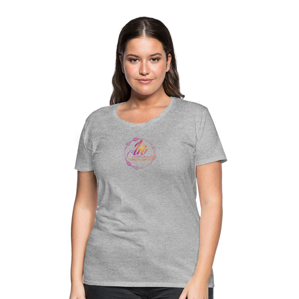Incourage Women’s Premium T-Shirt - heather gray