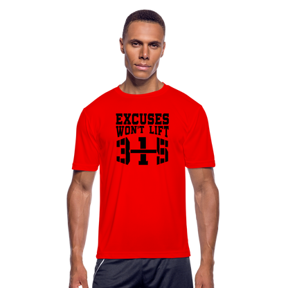 Excuses B Men’s Moisture Wicking Performance T-Shirt - red