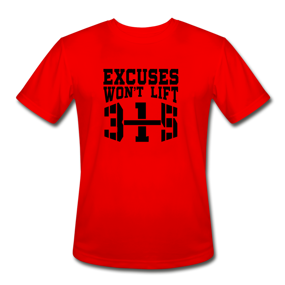 Excuses B Men’s Moisture Wicking Performance T-Shirt - red