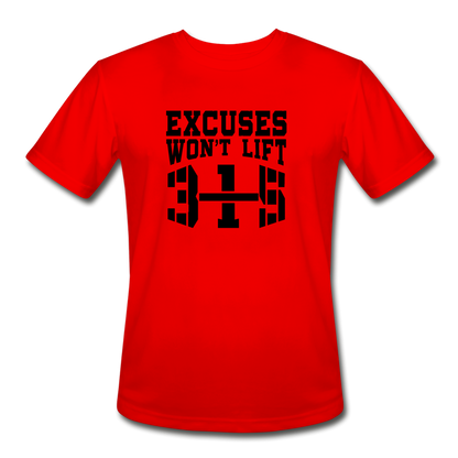 Excuses B Men’s Moisture Wicking Performance T-Shirt - red