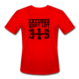 Excuses B Men’s Moisture Wicking Performance T-Shirt - red
