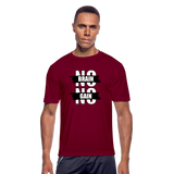 NBNG W Men’s Moisture Wicking Performance T-Shirt - burgundy