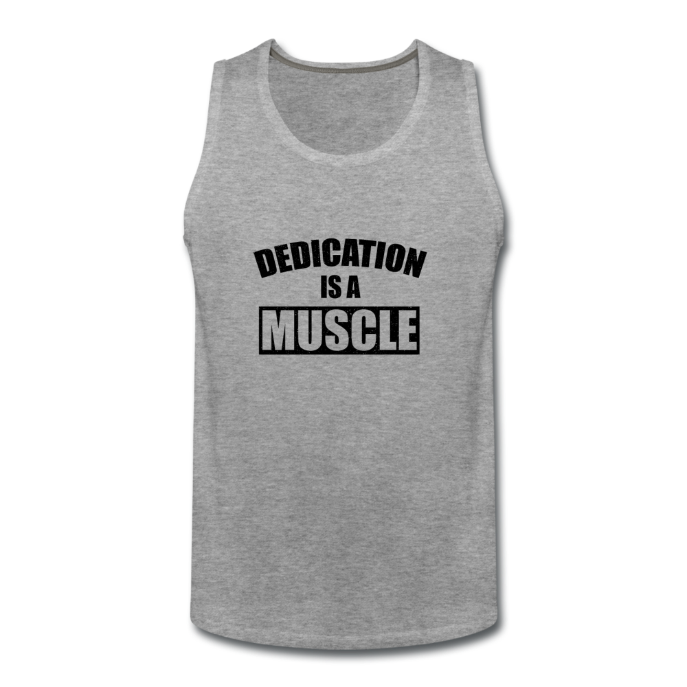 Dedication B Men’s Premium Tank - heather gray