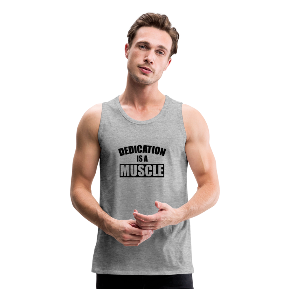 Dedication B Men’s Premium Tank - heather gray