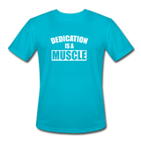 Dedication W Men’s Moisture Wicking Performance T-Shirt - turquoise