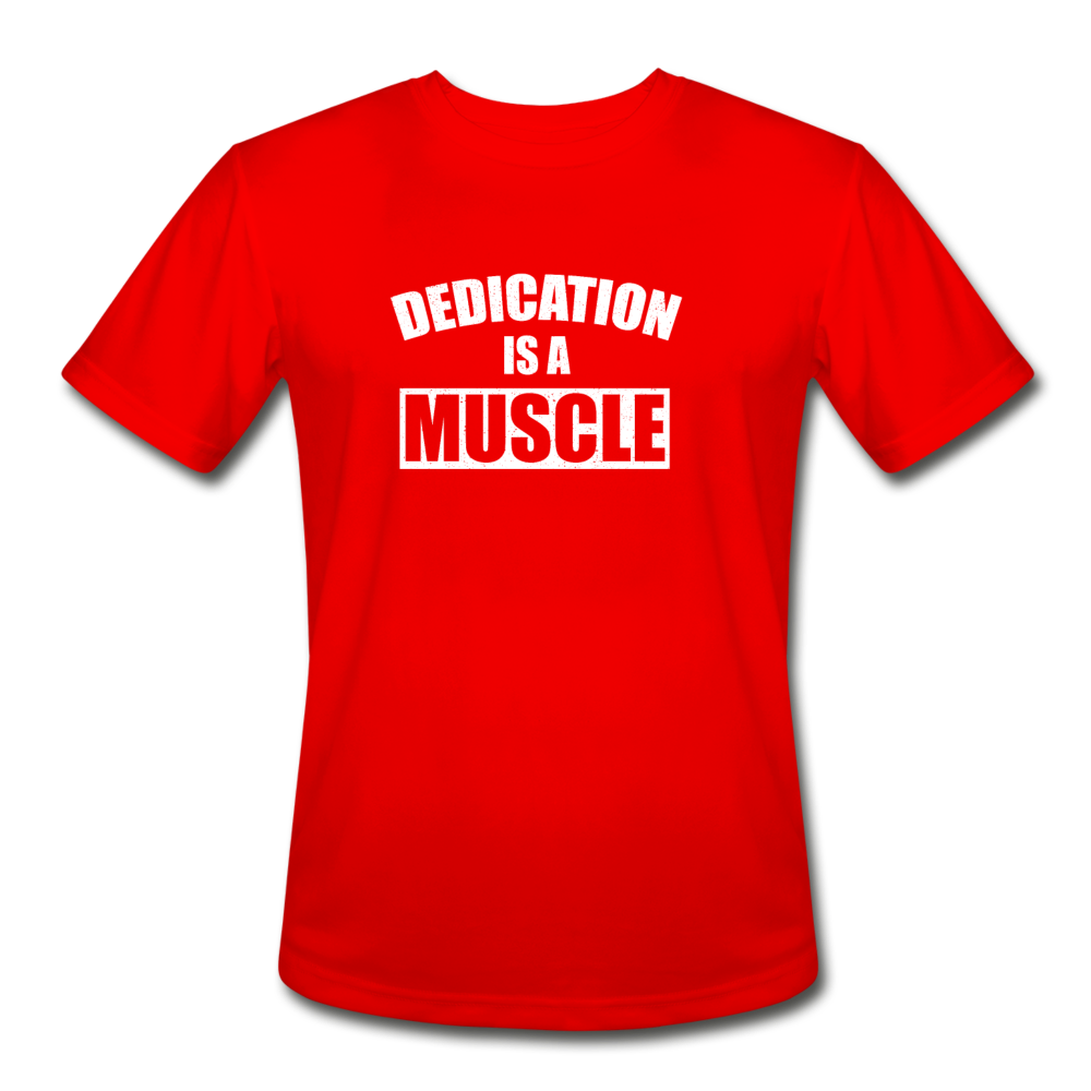 Dedication W Men’s Moisture Wicking Performance T-Shirt - red