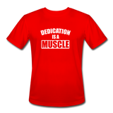 Dedication W Men’s Moisture Wicking Performance T-Shirt - red
