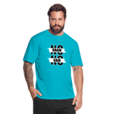NBNG B Men’s Moisture Wicking Performance T-Shirt - turquoise