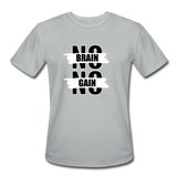 NBNG B Men’s Moisture Wicking Performance T-Shirt - silver