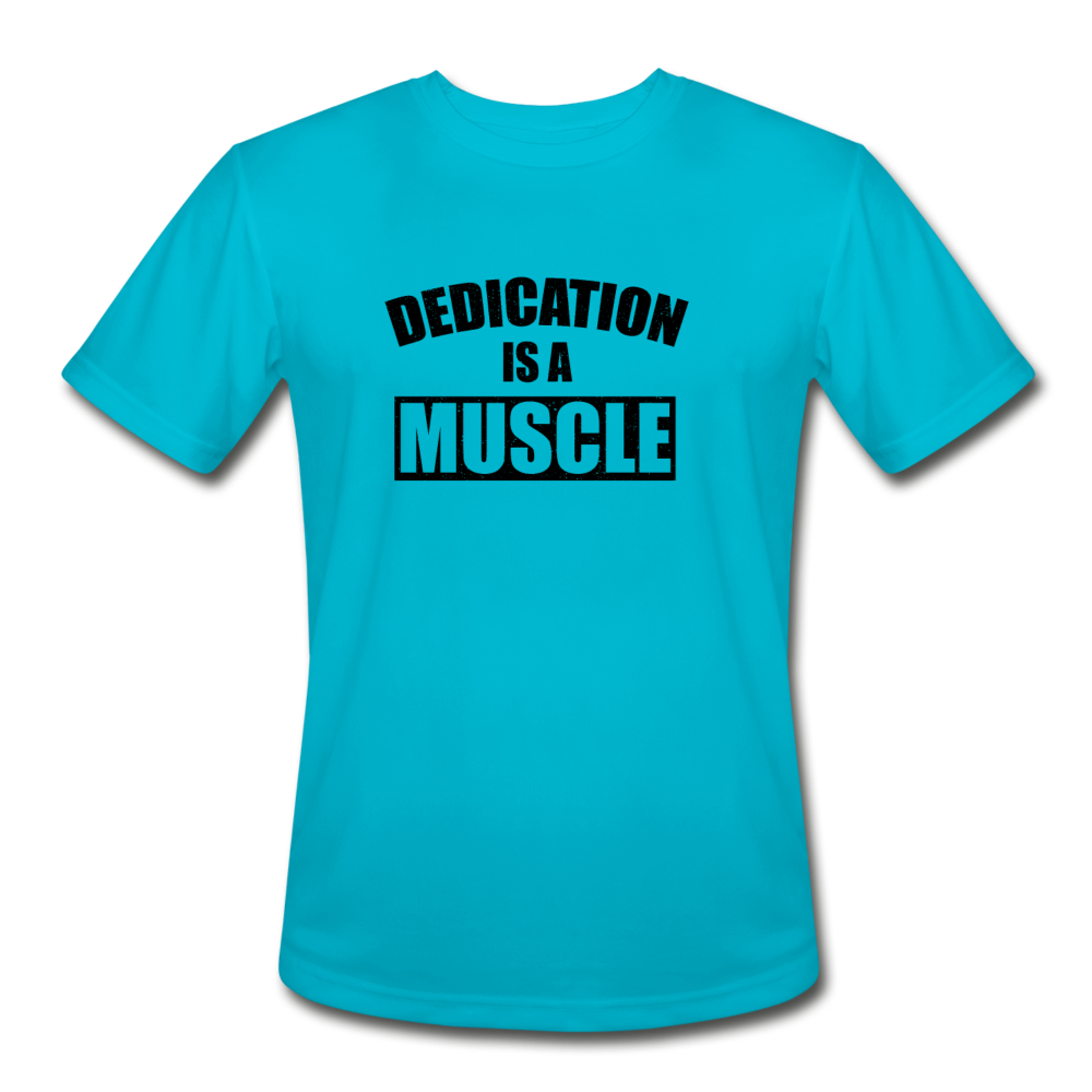 Dedication B Men’s Moisture Wicking Performance T-Shirt - turquoise