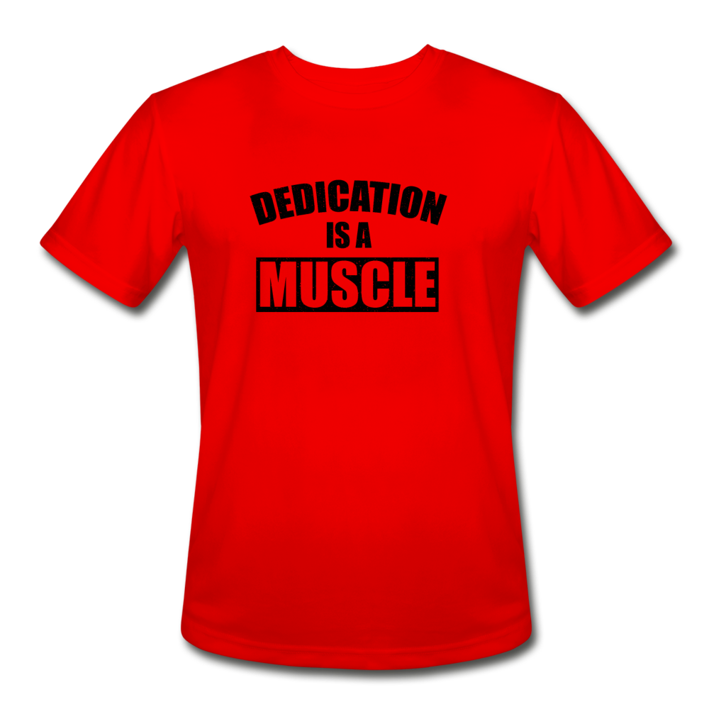 Dedication B Men’s Moisture Wicking Performance T-Shirt - red