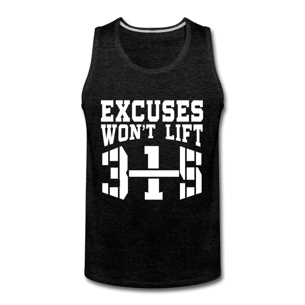 Excuses W Men’s Premium Tank - charcoal gray