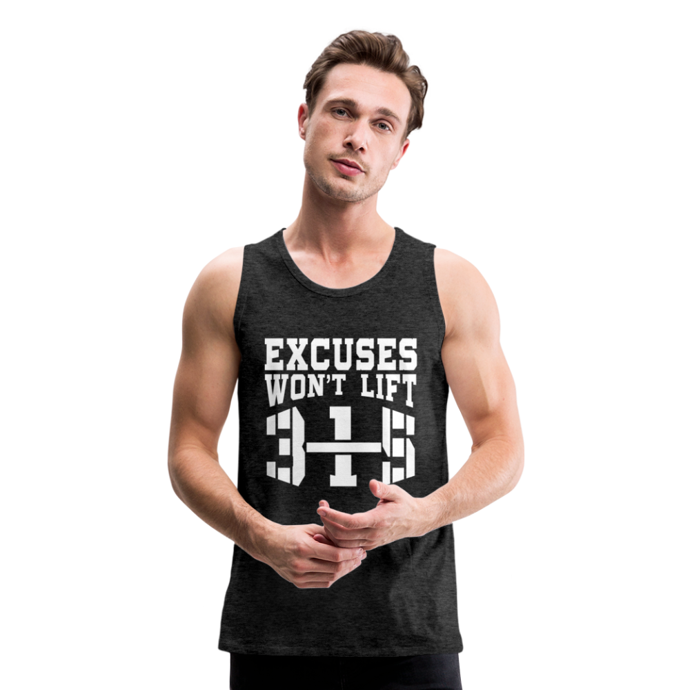 Excuses W Men’s Premium Tank - charcoal gray