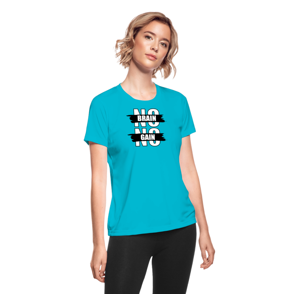 NBNG W Women's Moisture Wicking Performance T-Shirt - turquoise