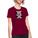 NBNG W Women's Moisture Wicking Performance T-Shirt - burgundy