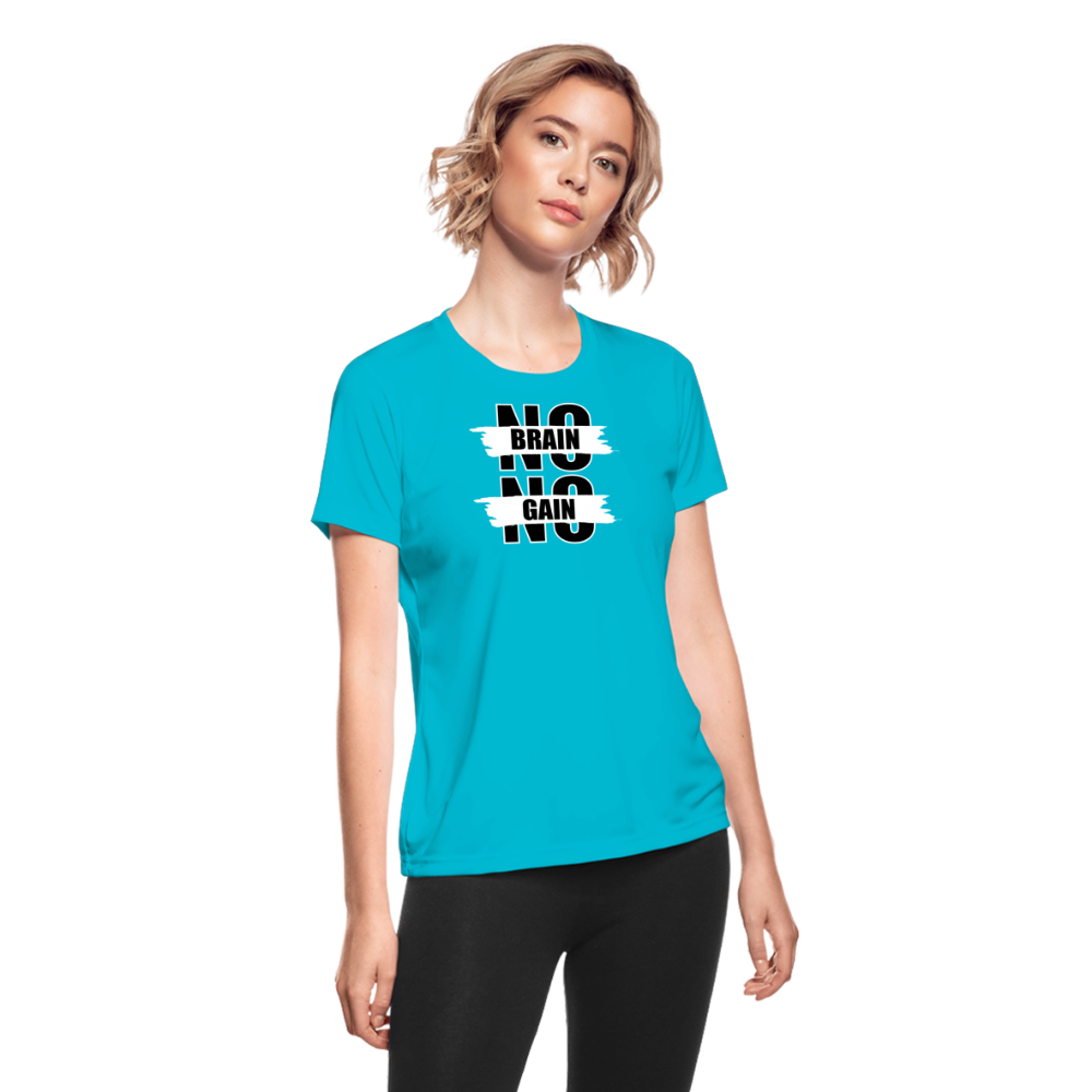 NBNG B Women's Moisture Wicking Performance T-Shirt - turquoise