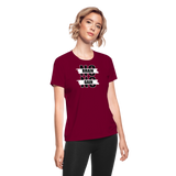 NBNG B Women's Moisture Wicking Performance T-Shirt - burgundy