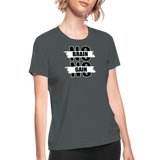 NBNG B Women's Moisture Wicking Performance T-Shirt - charcoal