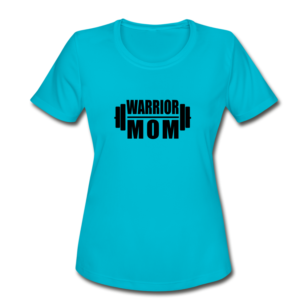 Warrior LB Women's Moisture Wicking Performance T-Shirt - turquoise
