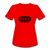 Warrior LB Women's Moisture Wicking Performance T-Shirt - red
