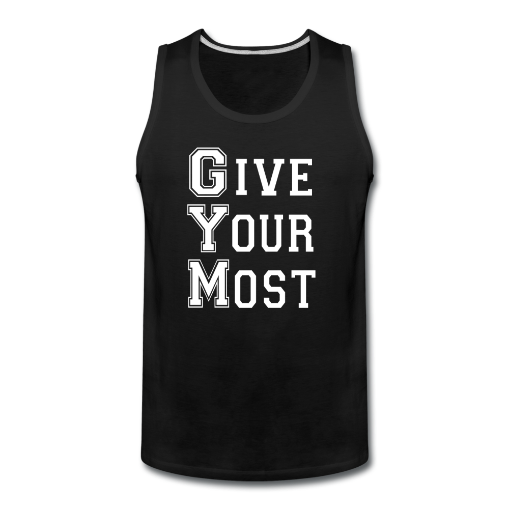 GYM W Men’s Premium Tank - black