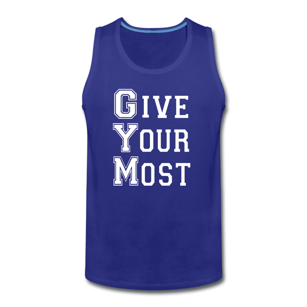 GYM W Men’s Premium Tank - royal blue