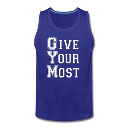 GYM W Men’s Premium Tank - royal blue