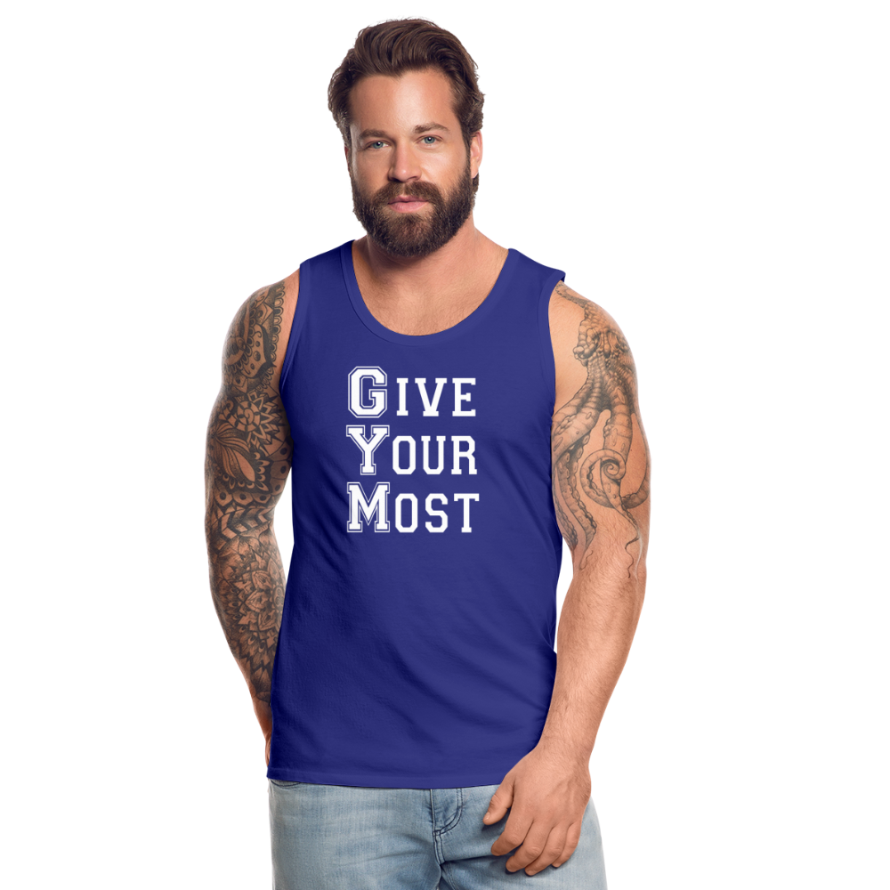 GYM W Men’s Premium Tank - royal blue