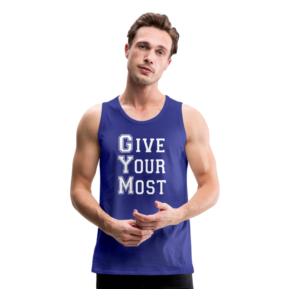 GYM W Men’s Premium Tank - royal blue