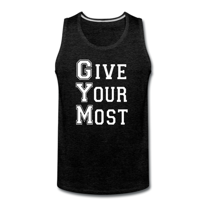 GYM W Men’s Premium Tank - charcoal gray