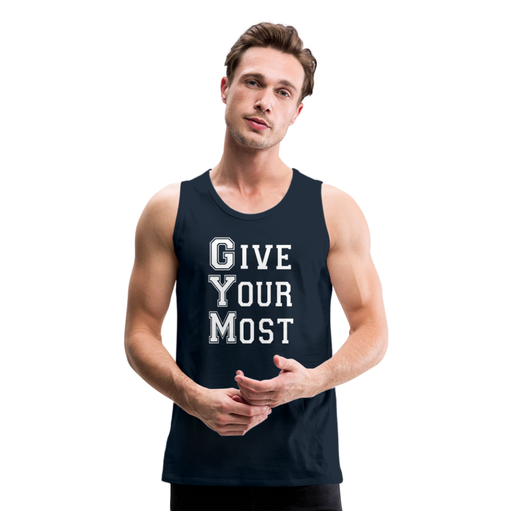 GYM W Men’s Premium Tank - deep navy