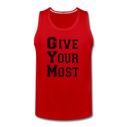 GYM B Men’s Premium Tank - red