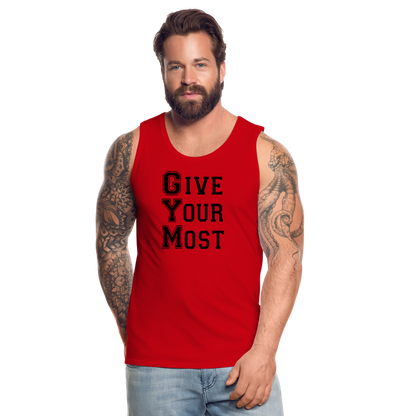 GYM B Men’s Premium Tank - red