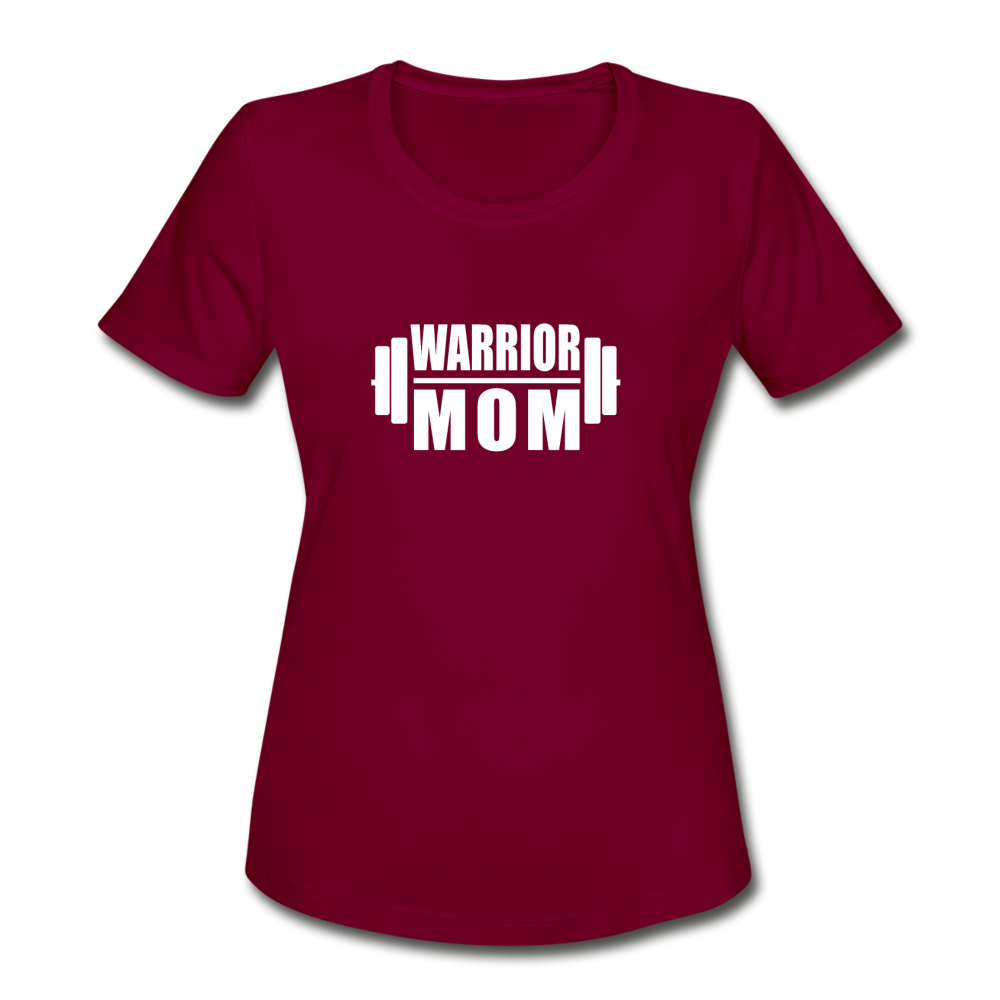 Warrior LW Women's Moisture Wicking Performance T-Shirt - burgundy