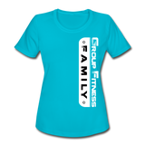 Group Fitness W Women's Moisture Wicking Performance T-Shirt - turquoise