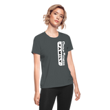 Group Fitness W Women's Moisture Wicking Performance T-Shirt - charcoal