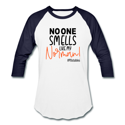 Norman Baseball T-Shirt - white/navy